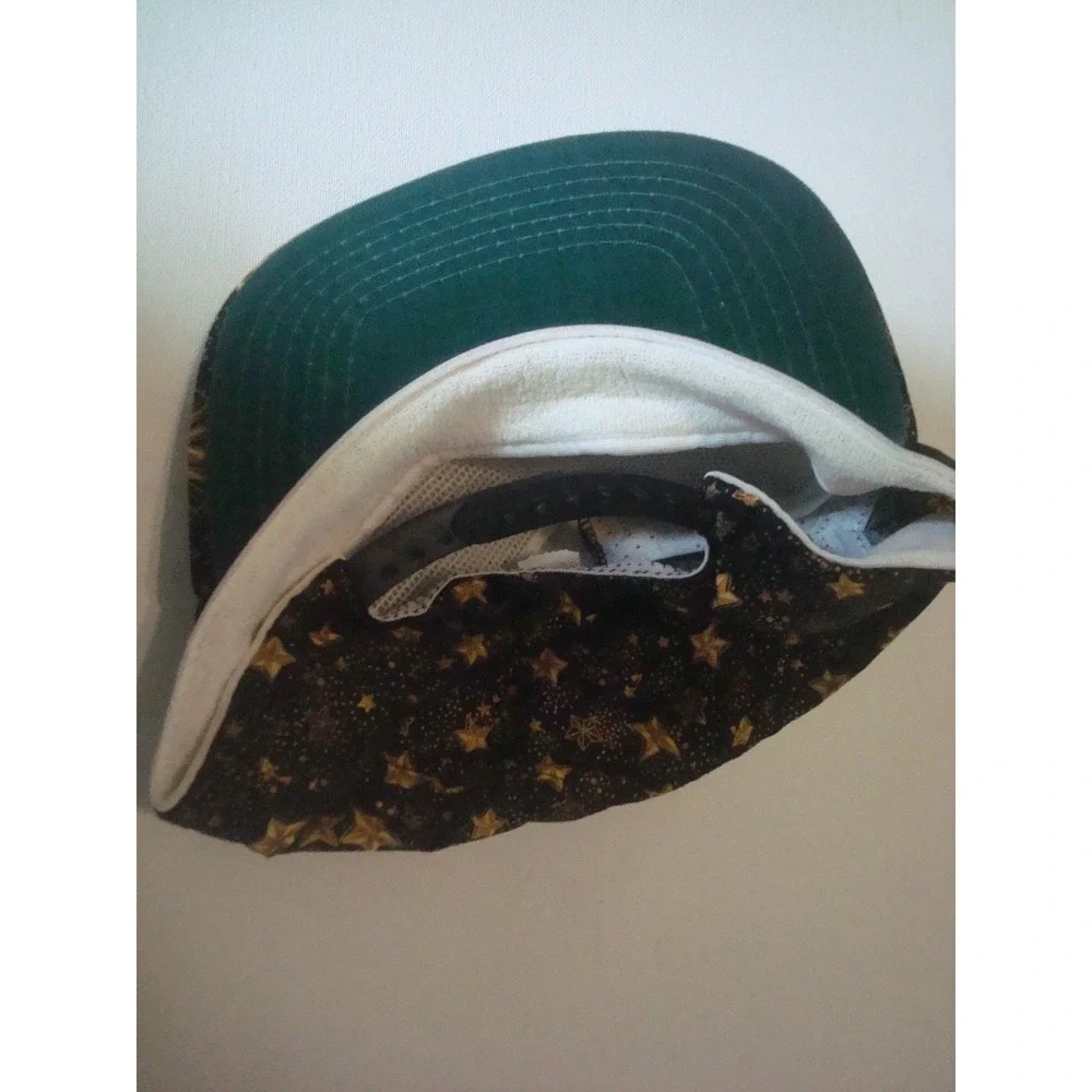 MOON STARS SPACE PHYSIC  USA MADE 90S BEACH HAT CAP VINTAGE DEADSTOCK R2